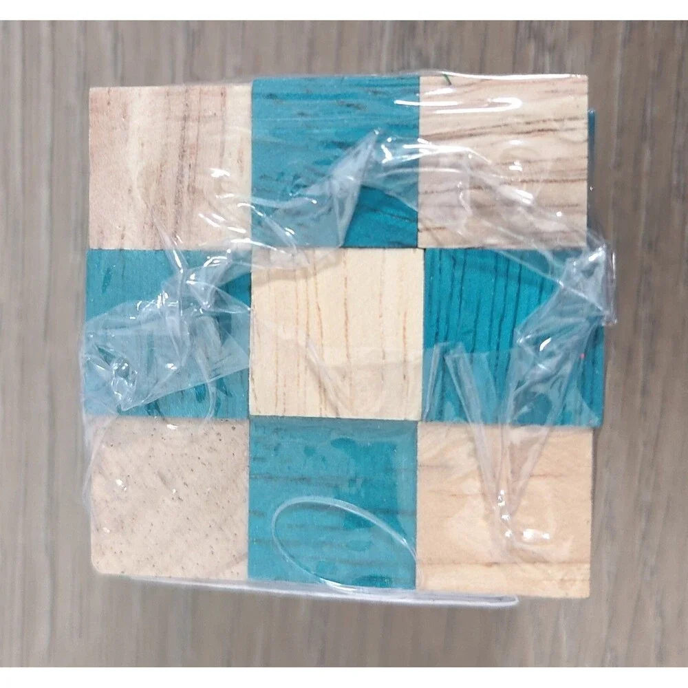 Dilemma Wooden Brain Teaser Puzzle Cube